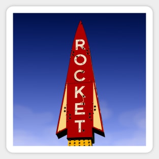 Rocket Sign Sticker